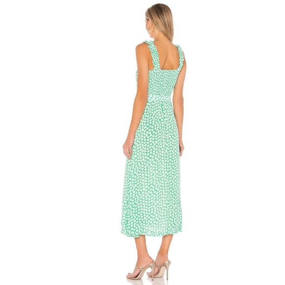 Faithfull the Brand Saint Tropez Midi Dress in Cora Floral NWT Size 4 - Picture 4 of 4